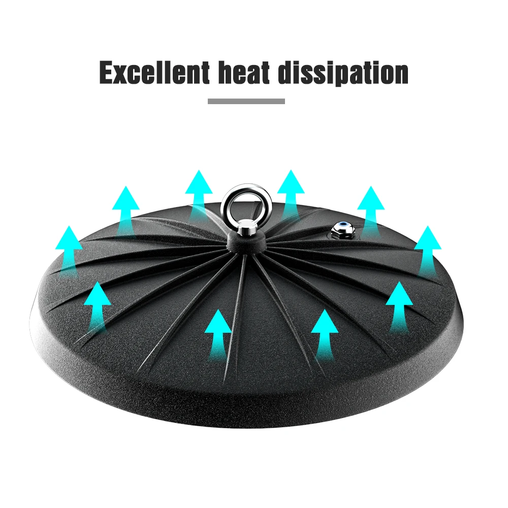 KCD Industrial Highbay Light Motion Sensor IP65 UFO Warehouse Slim Smoot 40w 100w 150w 200w LED Linear High Bay Light