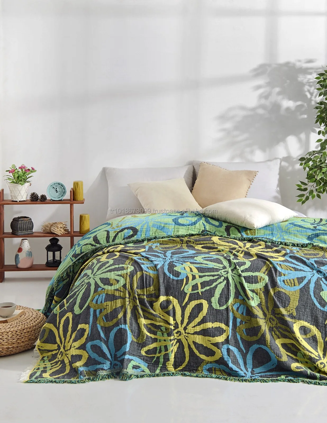 Printed Duvet Cover Set 100% Cotton Single and Double Size Made in Turkey