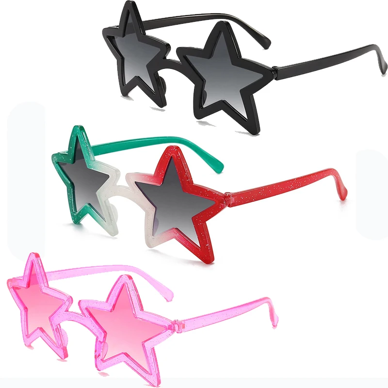 Wedding Party Star Sunglasses Cute sunglasses for boys and girls Fashion UV protection sunshade personality sunglasses