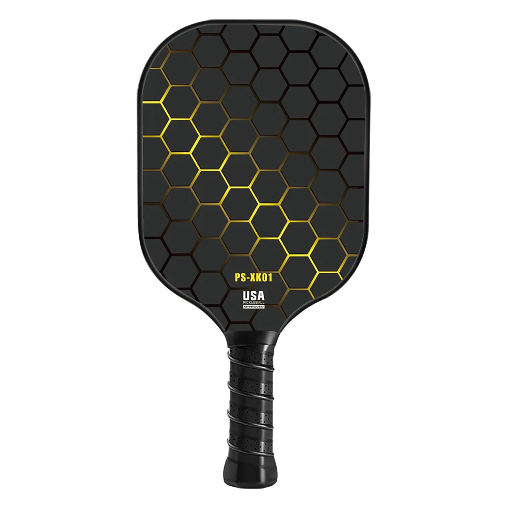 Wholesale 16mm PP Honeycomb Hot Press T700 Rough Surface Raw Carbon Fiber Pickleball Paddle