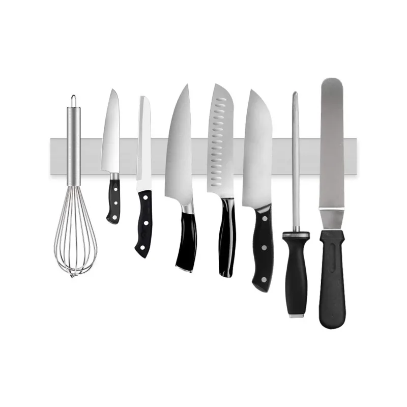 Настенный магнитный держатель для ножей, Магнитный блок для ножей из нержавеющей стали 16 дюймов, магнитный держатель для ножей