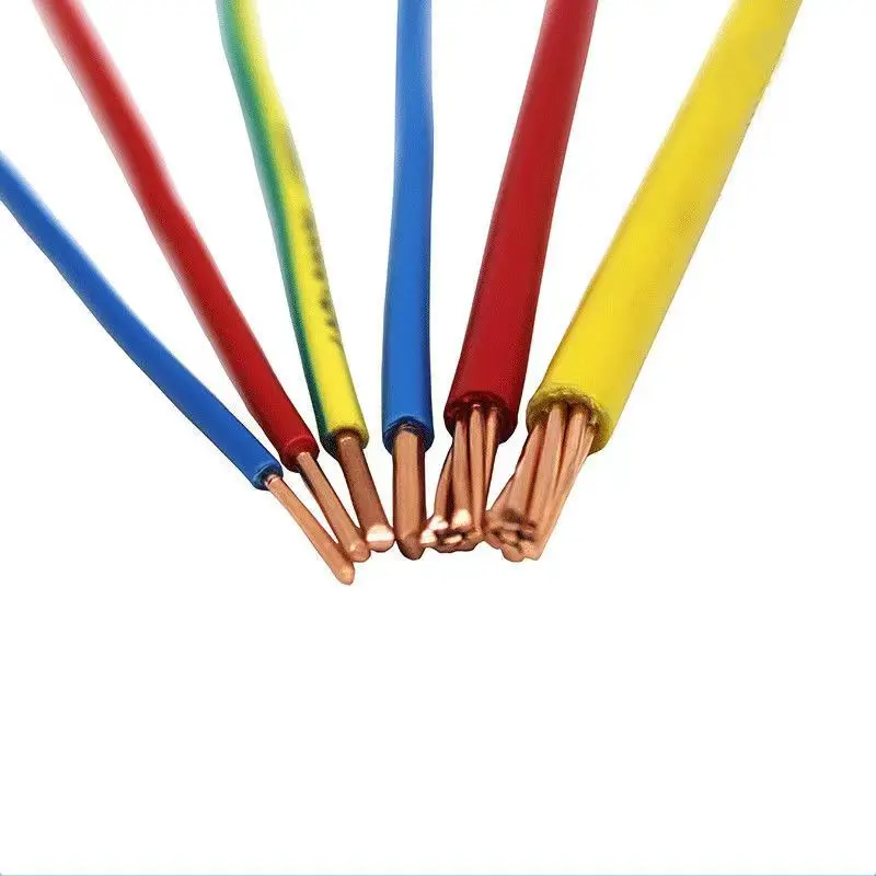 wholesale Single Core electric Wire 1.5 Mm 2.5 Mm Single Core Pvc insulated Copper house building Electric Cable And Wire
