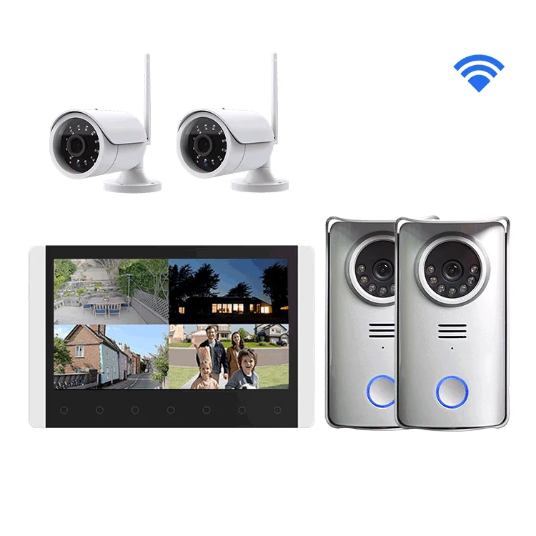 движения 32 Гб sd-карта дверной звонок домашний visiophone immeuble Видео дверной контроллер комплект системы