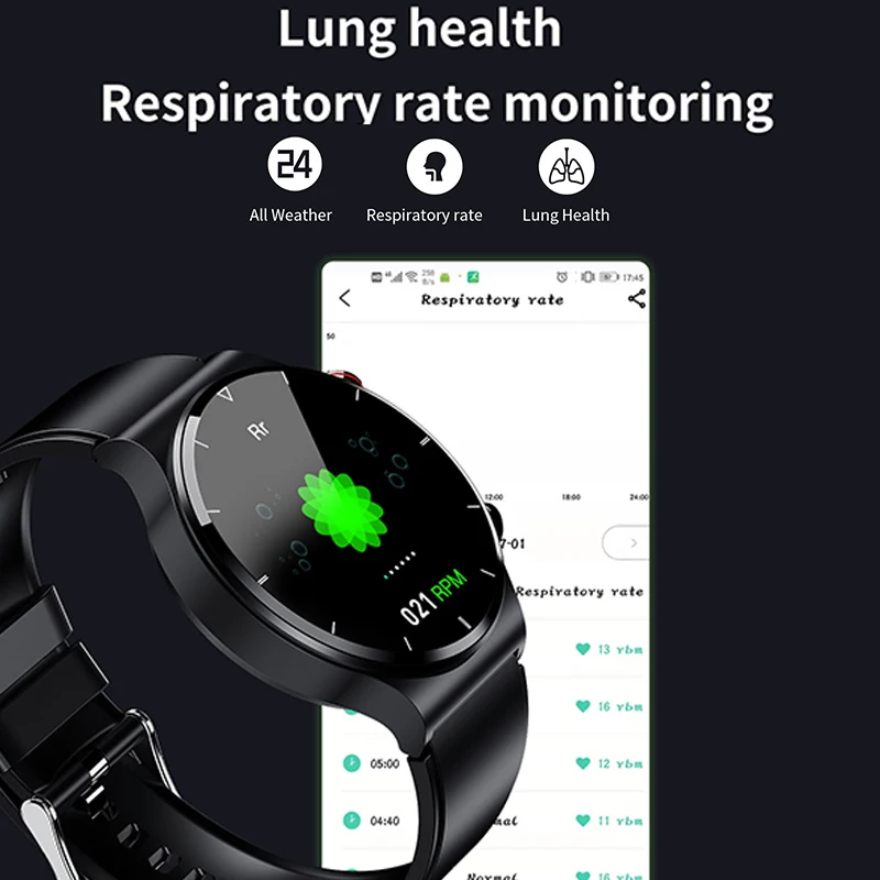 Smart Watch Body Temperature Measurement Sport watch Blood Oxygen Monitor IP68 Waterproof Wireless Charger Smartwatch