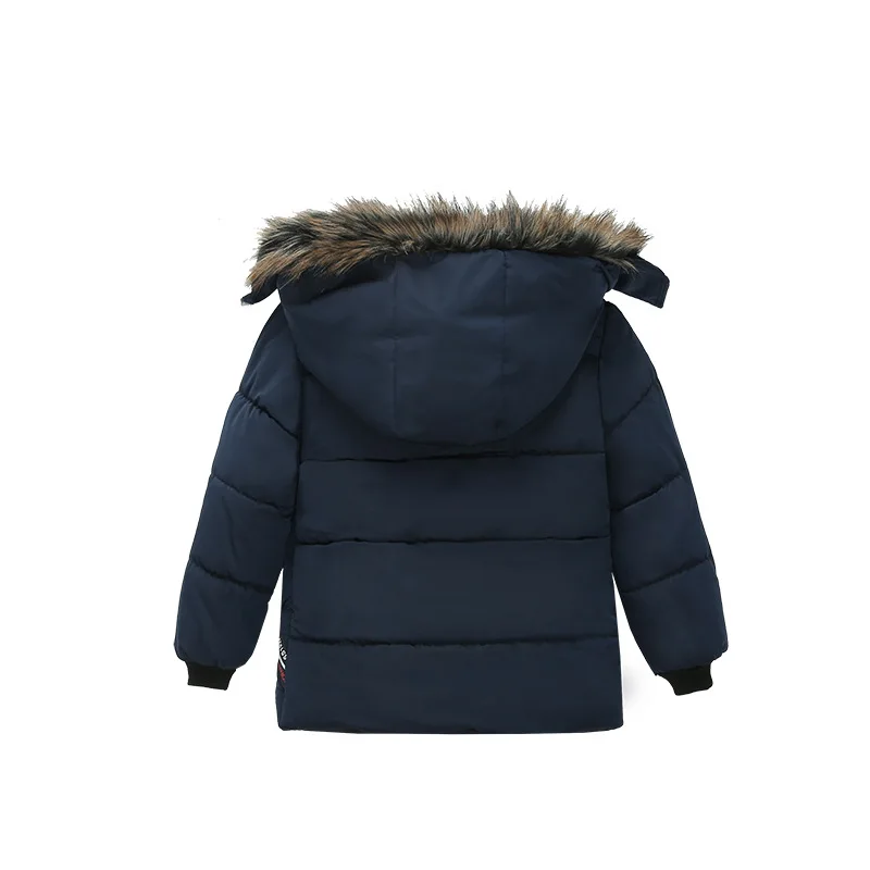warm wholesale winter kids children baby boys fur jackets long coats clothes