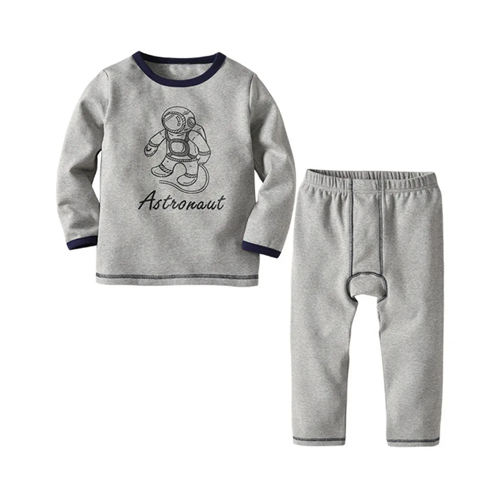 
What&why Kids Boys Nightwear Funny Cool Sleepwear Fall Warm Toddler Winter Pajamas 