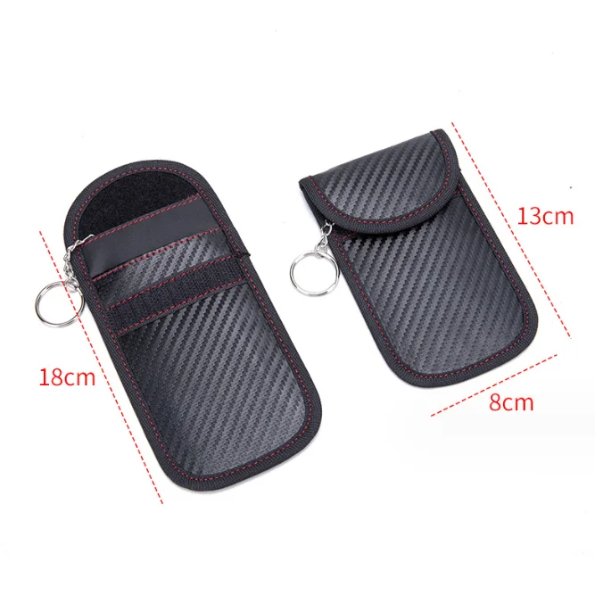 China manufacturer wholesale signal blocker blocking faraday pouch for car keys faraday bag