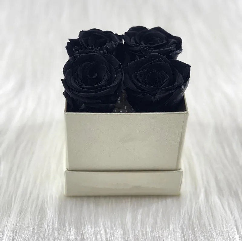 Wholesale Birthday gift forever rose flower eternal preserved rose in gift flower box