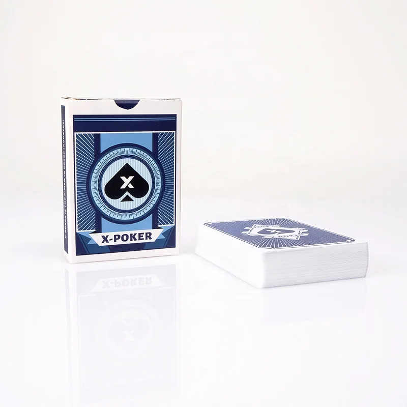 100% Plastic Poker Custom Waterproof Clear Cheap Playing Cards