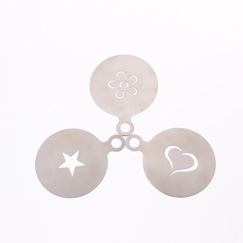 
Customized design metal coffee stencil/cappuccino stencil 