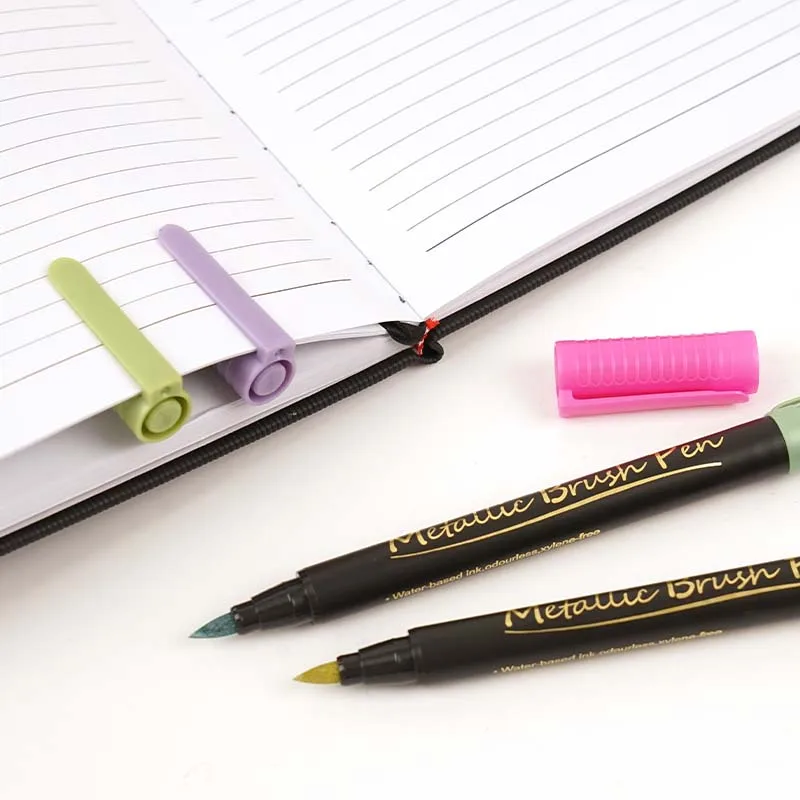 36 Colors Set Pack Metallic Marker Pen Promotional Multi-color Dual Tips Permanent Fabric Marker