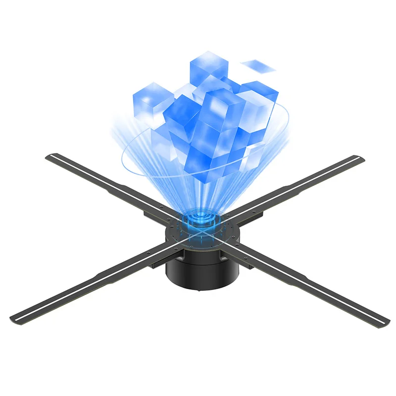 65cm 3D Holographic Projection 3D Fan For Advertising Display Dia Hologram Projector 3d Hologram Light