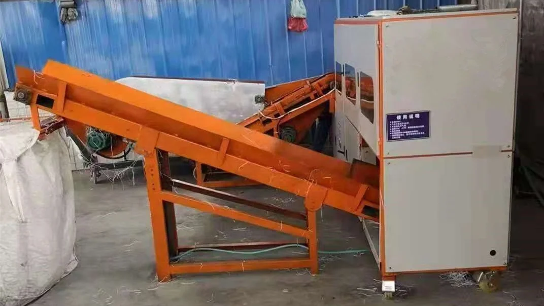 Circular loom bobbin waste yarn automatic processor