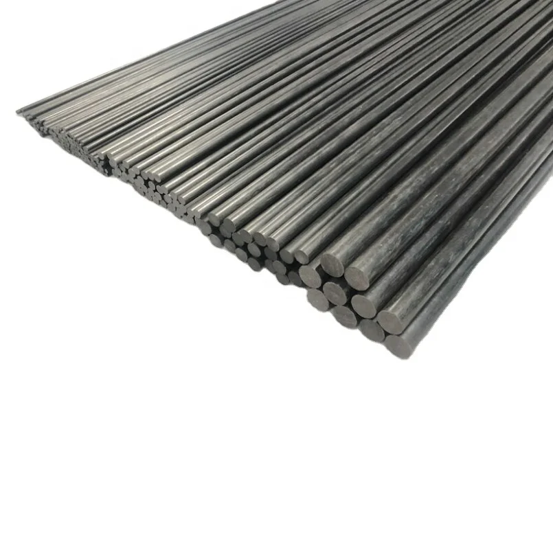 Carbon Fiber Rods Custom Size, Matte Carbon Fiber Rods Pole
