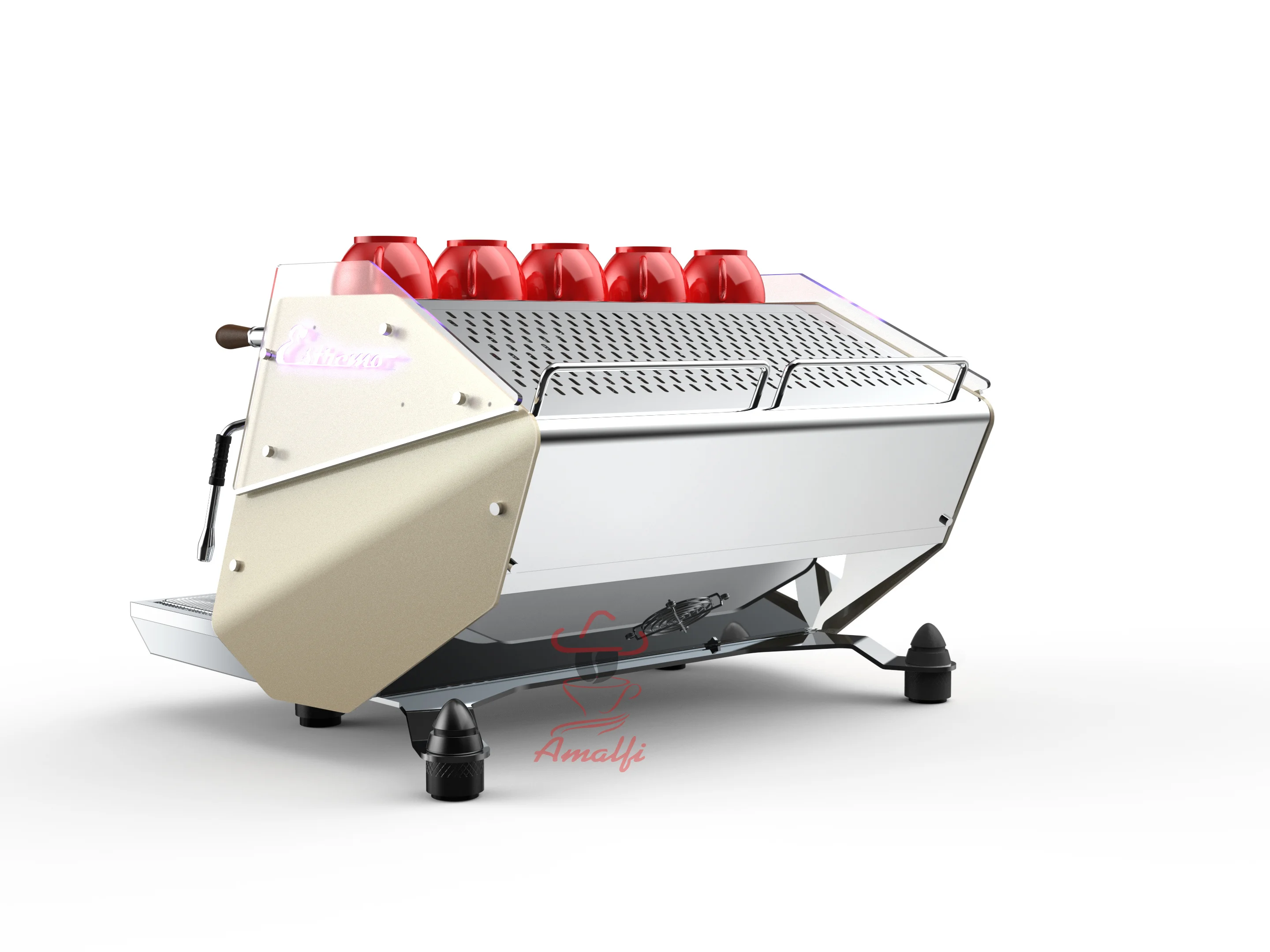 China Manufacturer Two Group E61 Brew Head Espresso Machine Professional