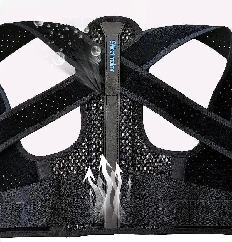 Improve Upper Adjustable Clavicle Back Support Brace Back Posture Corrector Posture Trainer Sports for Women Men