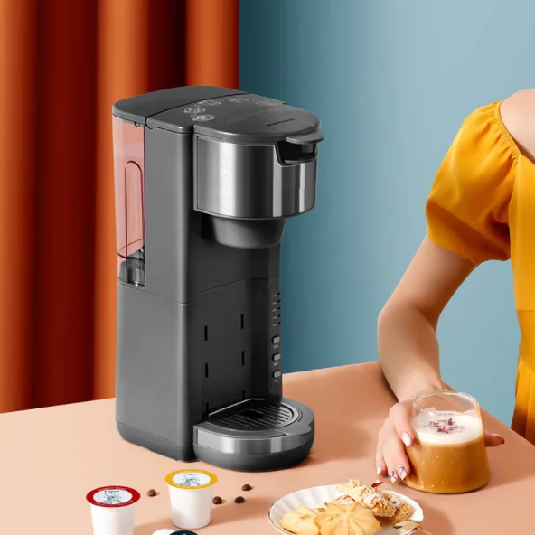 3 In 1 Multi Electric Office Automatic Espresso Coffee Machine K Cup Capsule And Ground Coffee Coffee Maker