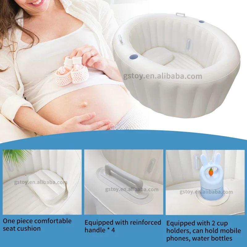 home water birth tub pregnant inflatable white birthing pool birth pools