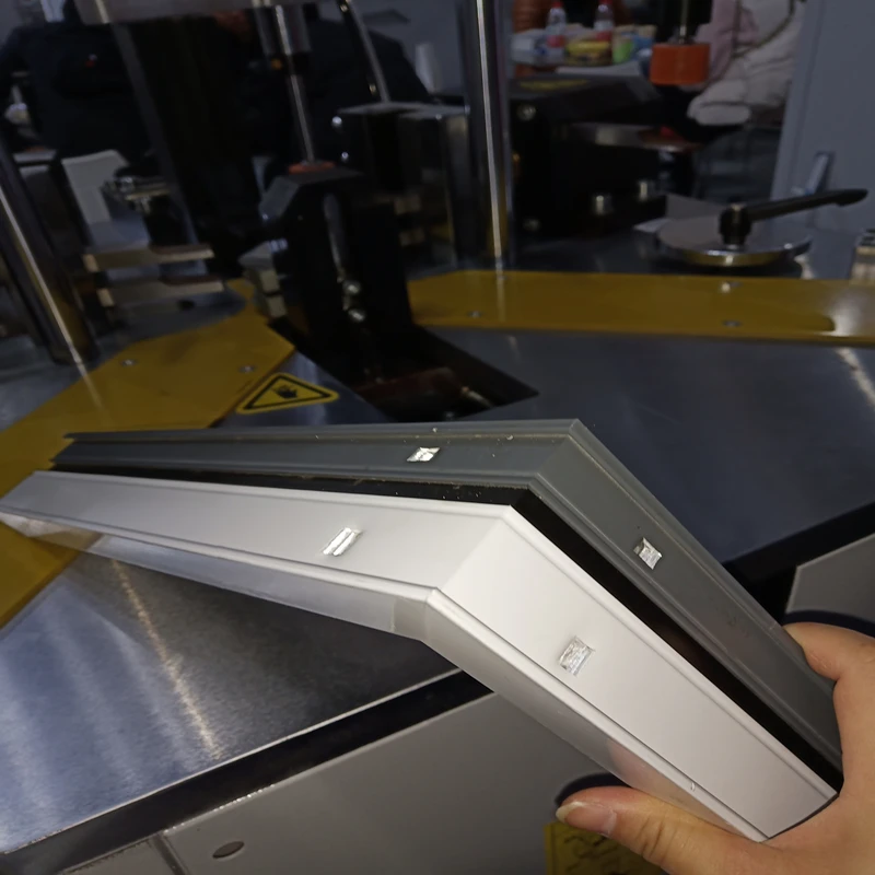 window and door making aluminum windows crimping corner clamp machine