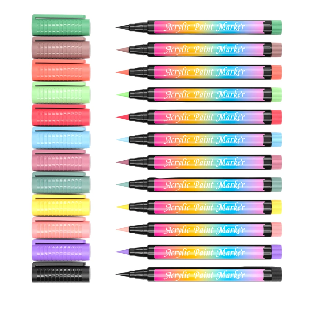 Non toxic body pen with fluorescent marker paint marker pen for metal paint marker pen for shoes