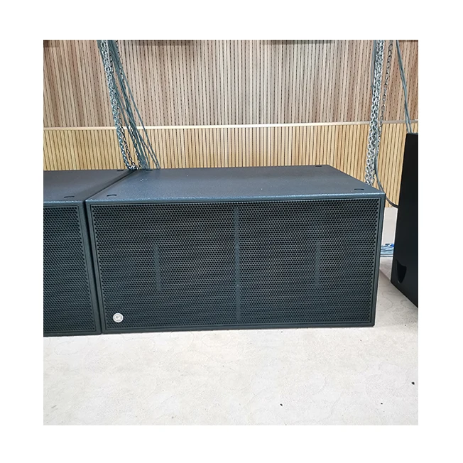 Baona audio  dual 18 inch subwoofer box new design line array speaker with outdoor speakers professional