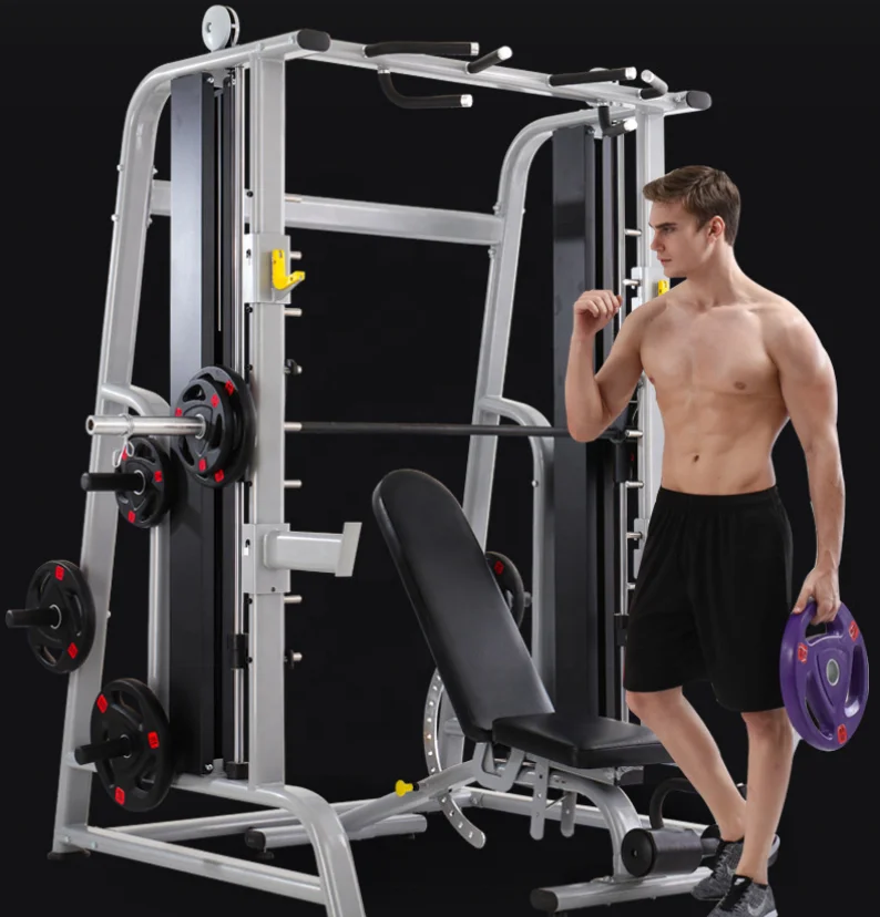 Top quality dual cable-cross Heavy Duty Multi functional trainer power rack machine commercial gym exercise fitness equipment