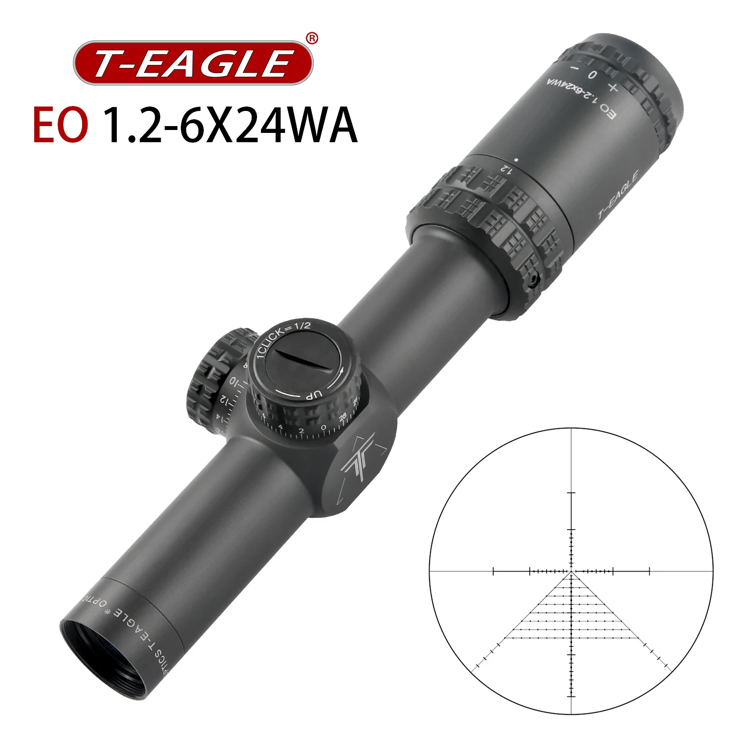 TEAGLE EO 1 2-6x24 WA уличное спортивное оборудование прицел с креплениями для свободных колец и аксессуары