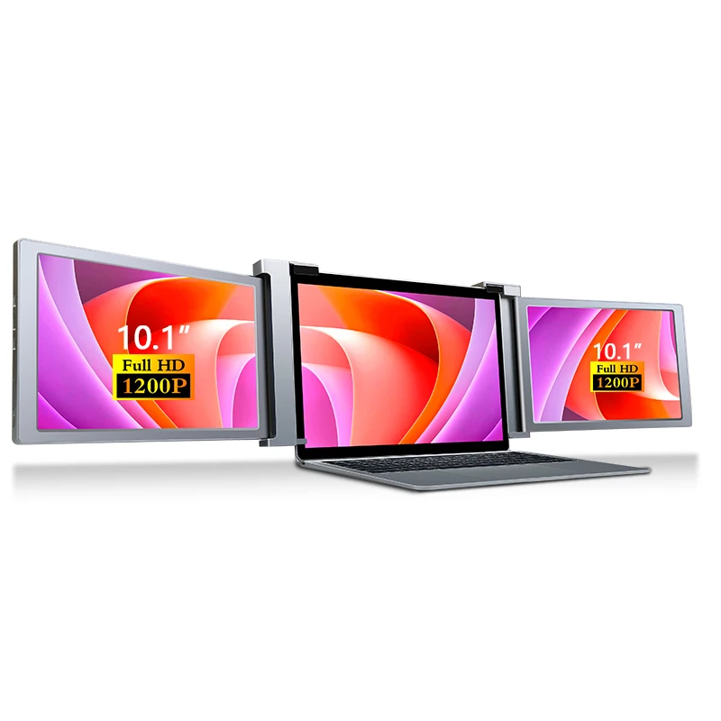 Изумительный дизайн 10,1 дюймов IPS USB Type C 1080P FULL HD HDR10 легкий двухэкранный ноутбук для гейммера macbook