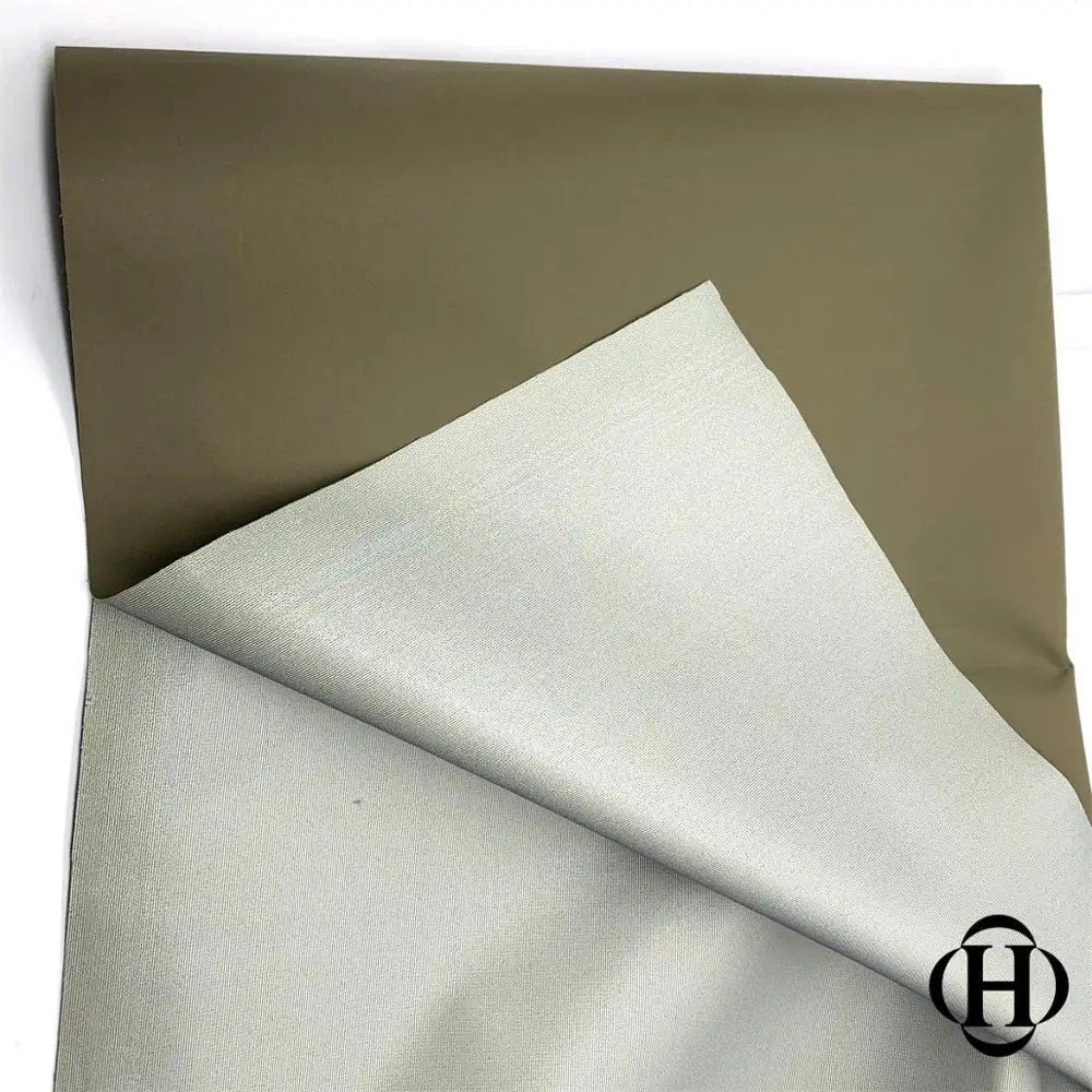 factory price is the cheapest polyester 75d*150d twill  fabric 3-layer anti abrasive waterproof  use for jacket garments