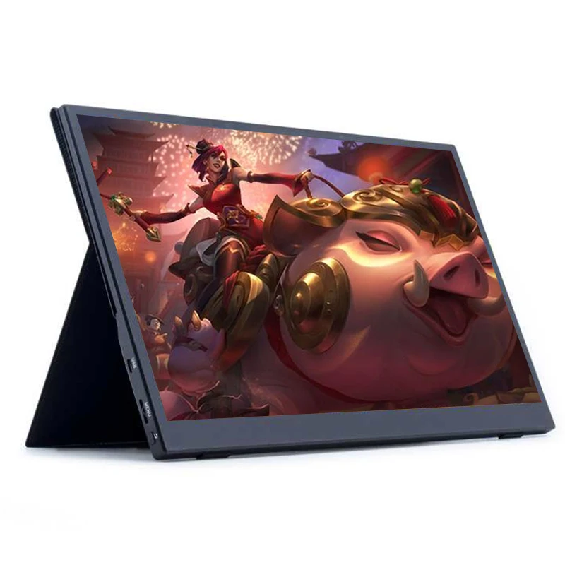 
15.6 inch Portable Monitor 1080p HDR IPS Gaming Monitor With USB Type C Mini for Phone Laptop Pc Xbox Ps4 