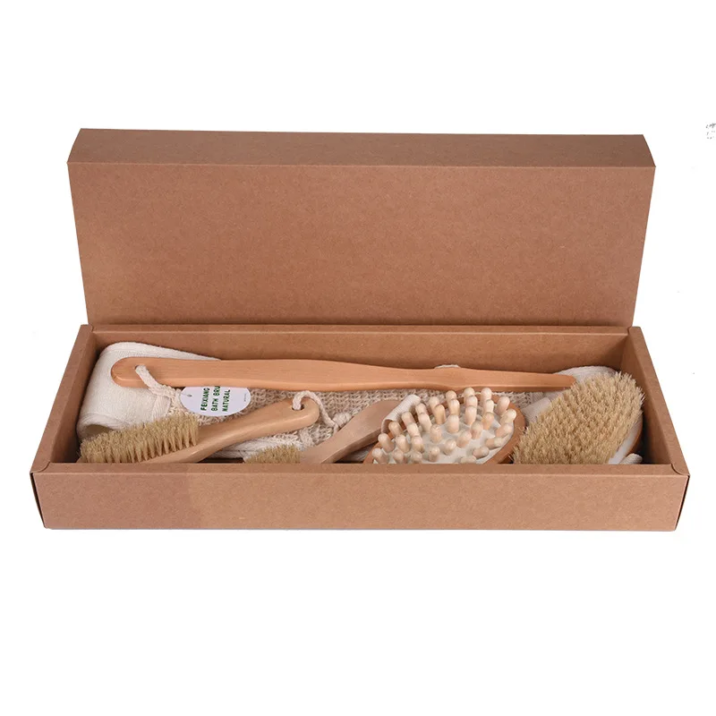 Best Hot Selling Shower Set Brush Sisal Shower Sponge Bath Sponge Skin Exfoliating Grinding Foot Stone
