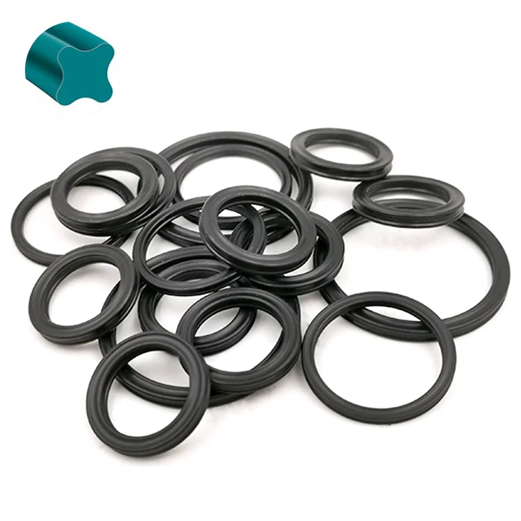 High Quality QR Seal Rubber X Ring Four-lobed Oring Nitrile NBR FKM FPM Quad Ring Seal Rubber X-Ring