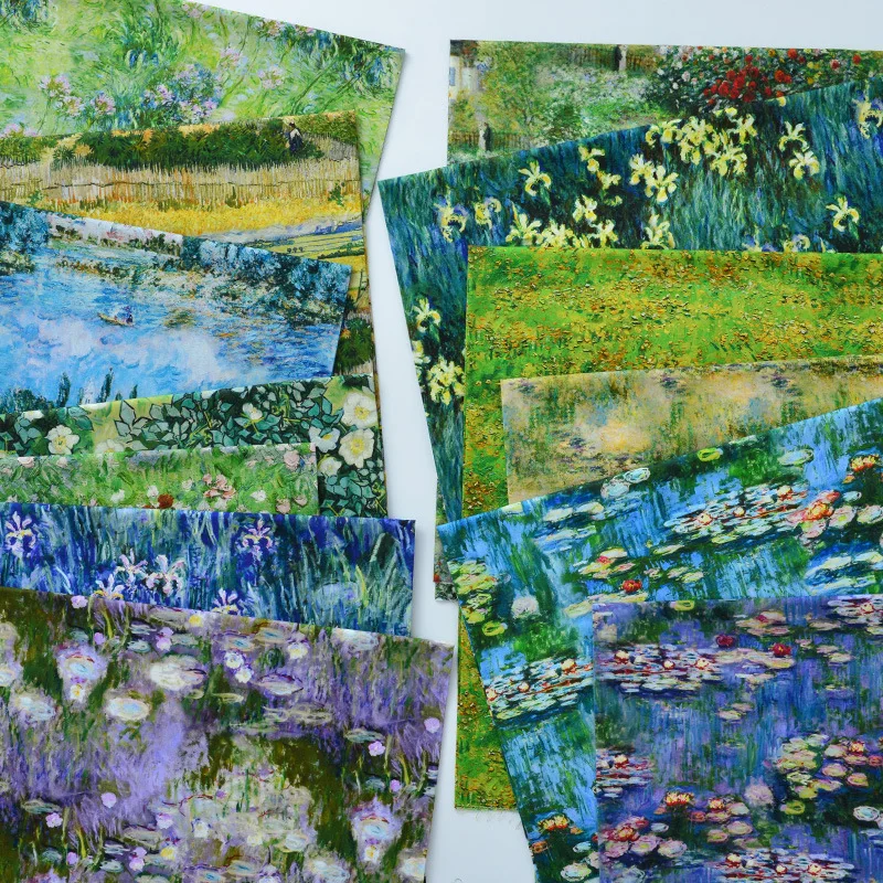 Pure cotton fabric printing dyeing cloth diy manual cotton clothing household cloth cushion for leaning on the oil painting