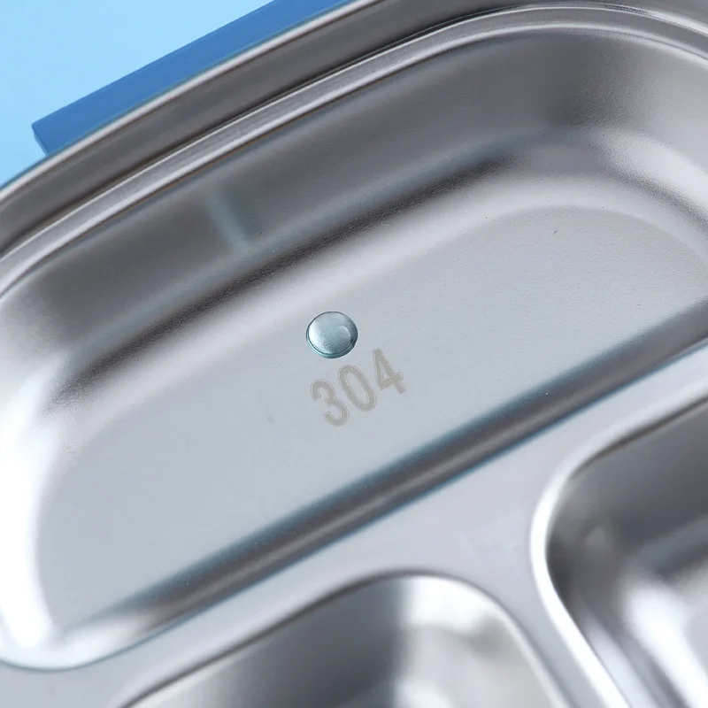 Factory wholesale 304 portable stainless steel lunch box Robot shaped lunch boxes for children and babies