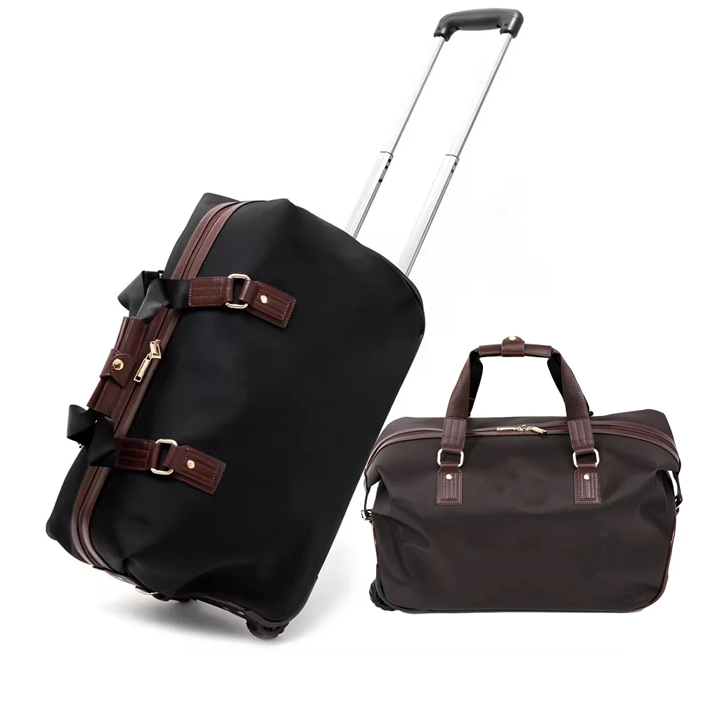 DAYGOS New Design 20 inch Waterproof Luggage Vintage Trolley Bag Portable Roller Backpack  Luggage Business  Duffle Bag