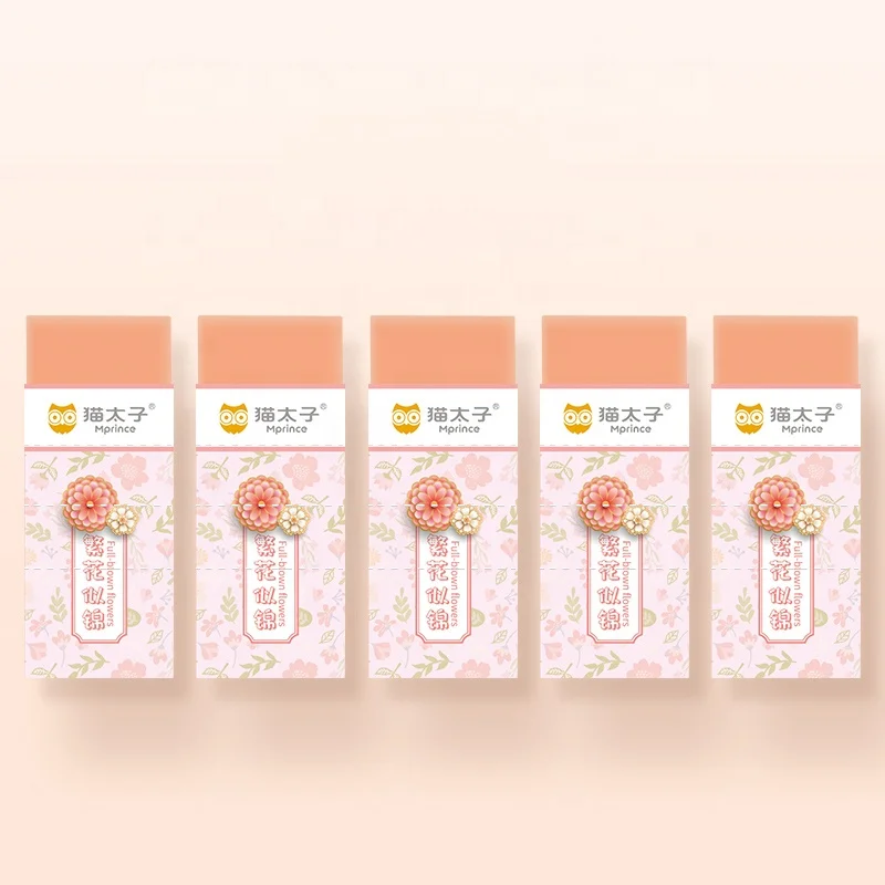 Wholesale PVC Rubber gift items for custom shaped high quality Toughness Unbreakable colorful children welcomed pencil erasers