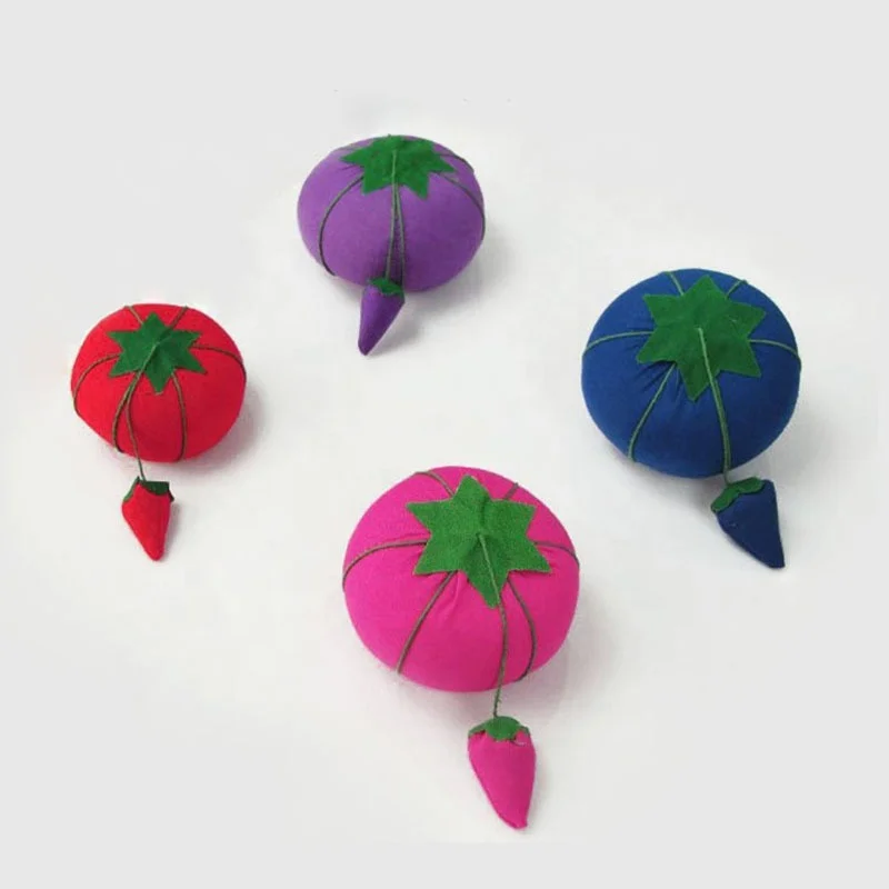 Colorful DIY craft tomato PinCushion