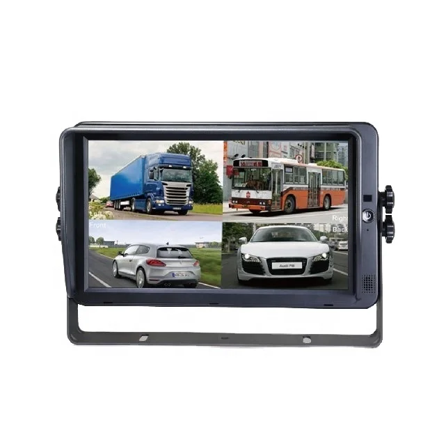 STONKAM HD 7 inches Quad-view car monitor support touch-screen and infrared remote control