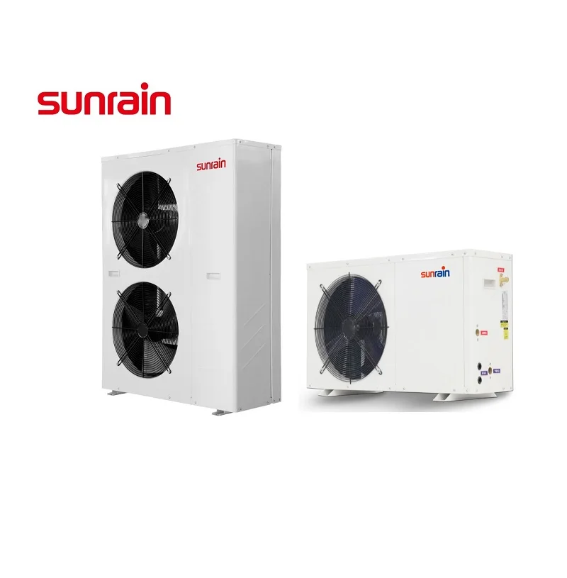 2024 Factory Direct OEM ODM SUNRAIN Split Type Air To Water Domestic Residential Sanitary Shower Hot Water Heat pump R134a
