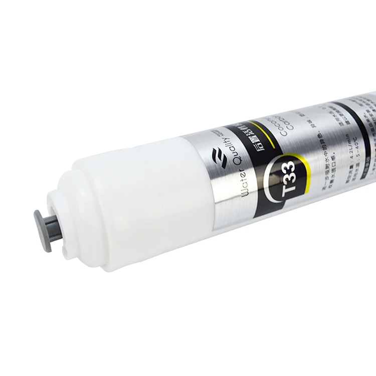 
Coconut Shell T33 Water Filter Cartridge 5 Micron 125PSI Large Flow Filter 
