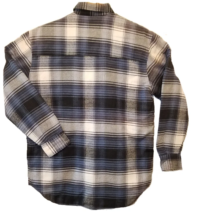 
Cotton padded plaid quilted flannel Thermal shirt Working padded quilted flannel jacket Outdoor Flannel padded checked shirt 