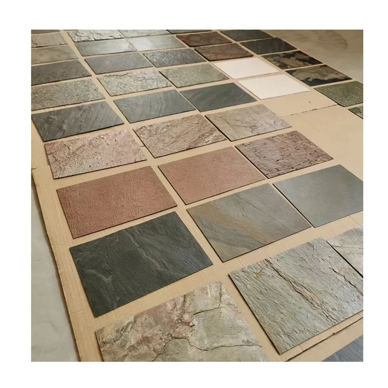 Натуральный 0,8 мм ультратонкий сланец фоновая стена гибкий каменный шпон