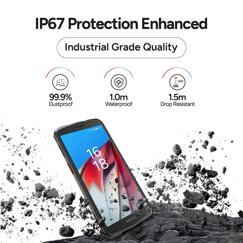 ME61 Waterproof PDAs Barcode Scanner Industrial QR Code reader Android 13 Data Collector rugged handheld PDA for Inventory