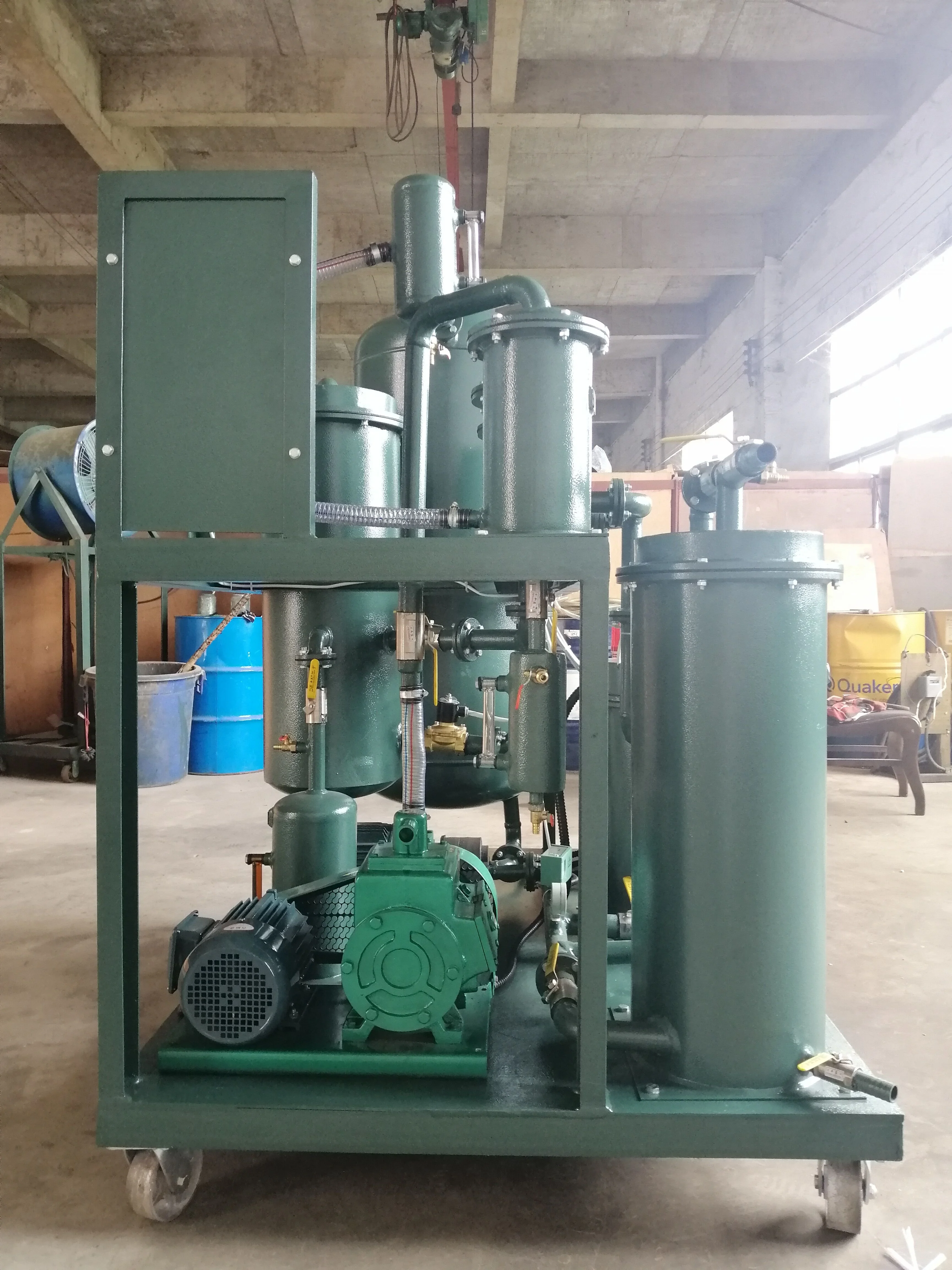 ISO VG 320 Hydraulic Oil Purification Systems / VG 46 Turbine Oil Purifier
