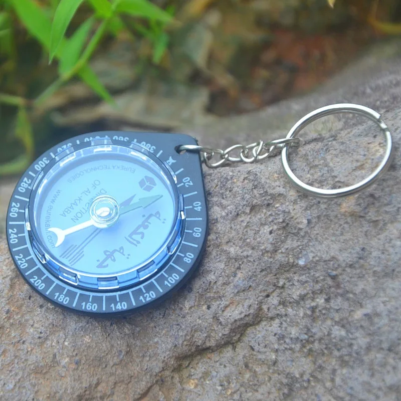 Promotion Muslim Keychain Compass Plastic Portable Compass Factory Wholesale Cheap Oily Compass