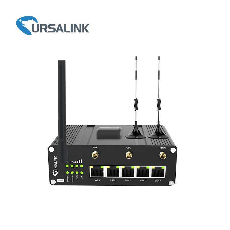 UR35 Промышленный маршрутизатор с внешней антенной 4G LTE WiFi большим