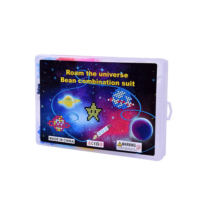 Hot Sell Educational Toys Perler Beads 5mm Diy Plastic Iron Fuse Hama Beads Toys Ironing For Kids