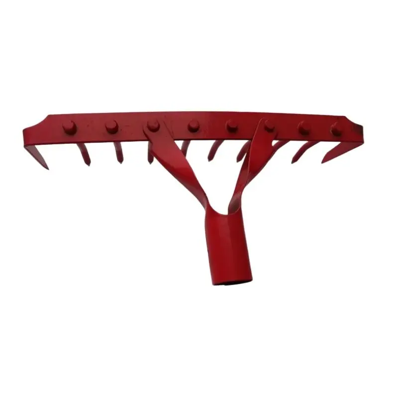 Hot sell Garden farm tools metal rake garden cleaning rake outdoor lawn rake