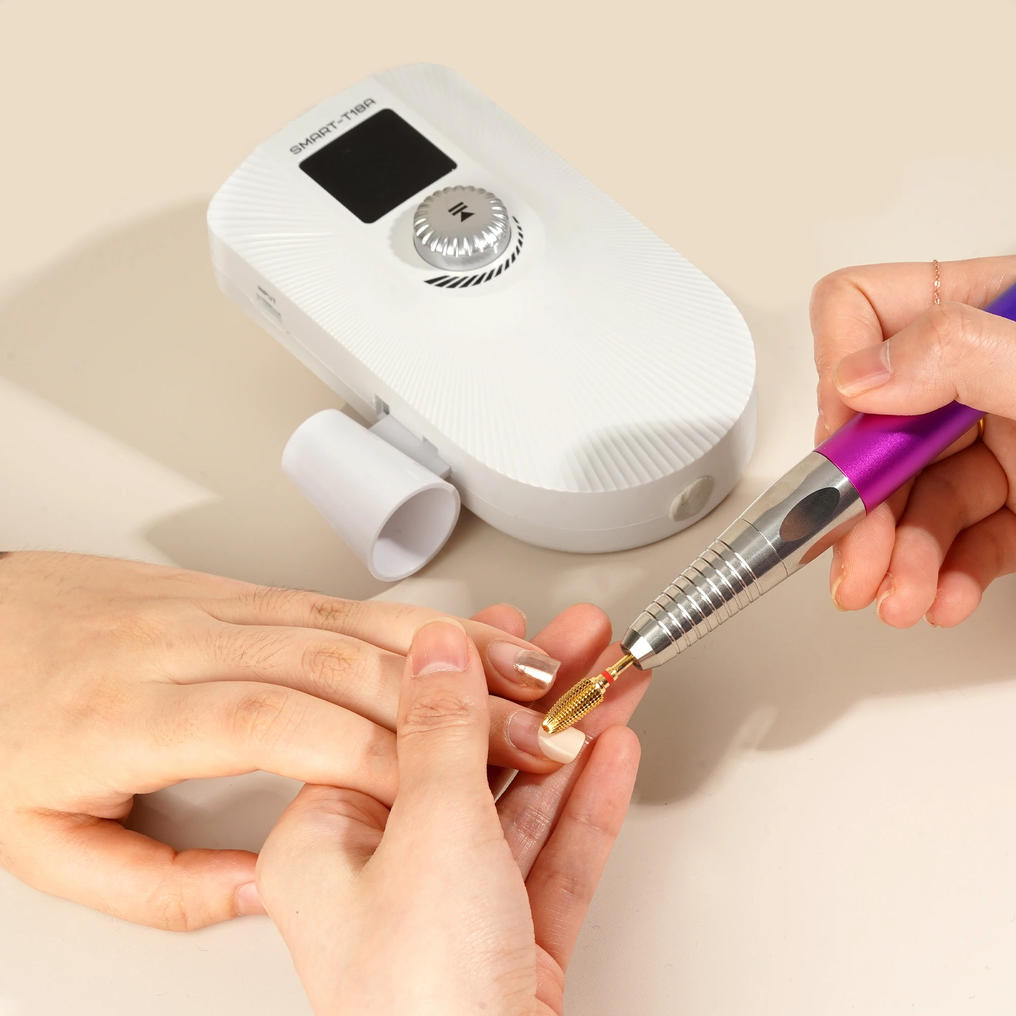 New Professional Brushless Electric Nail Drill Machine High Torque 40000rpm Manicure Tools Low Noise Handle Acrylic Gel Polisher