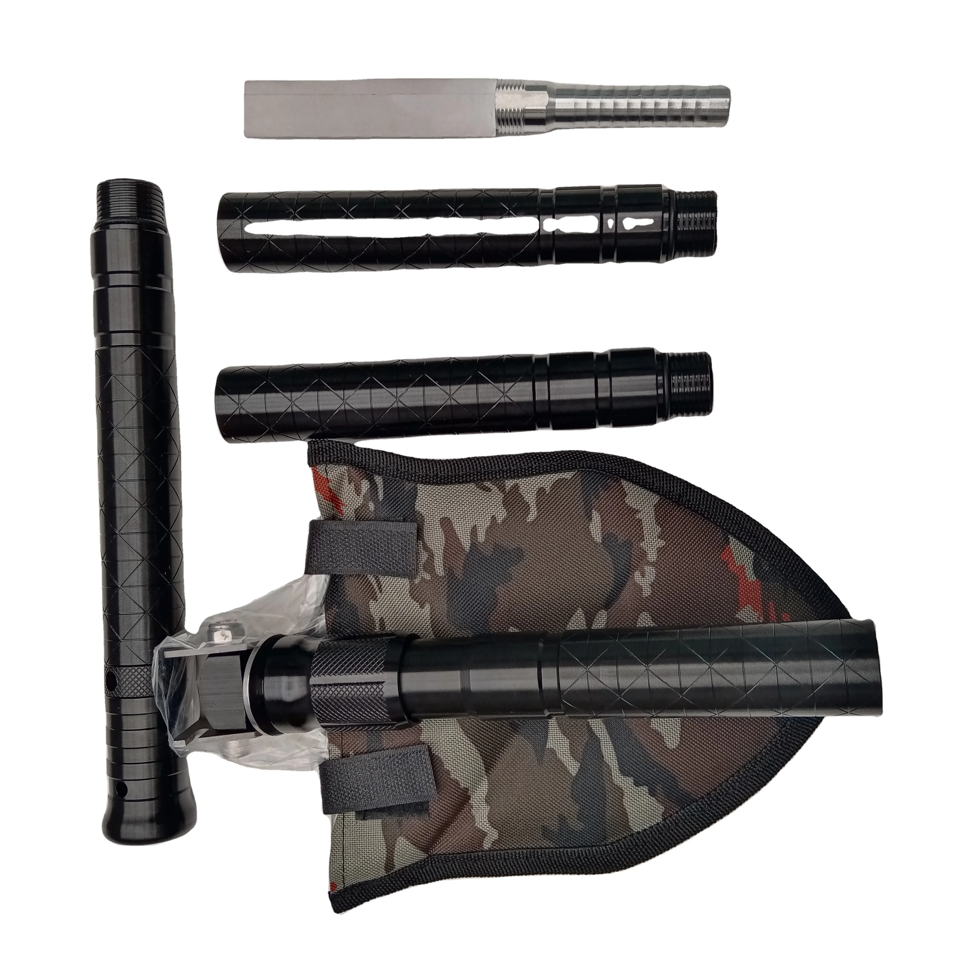 Camping Portable Folding Shovel Manganese steel Steel Multi-function Outdoor Multi-purpose Garden Tools Security Digging Tools